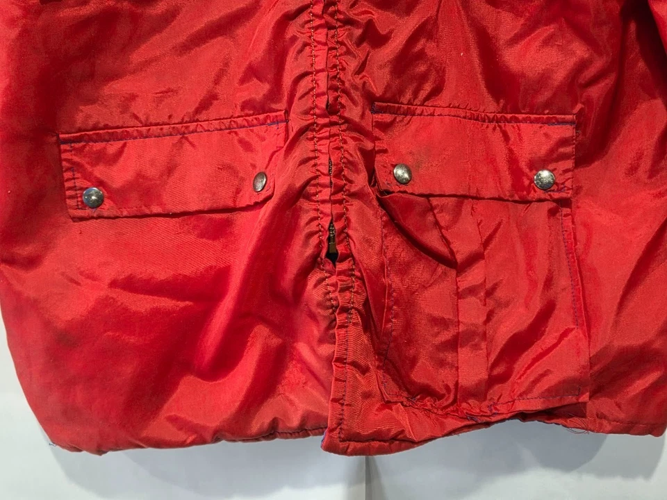 Early Vintage 70s Polaris Classic Snowmobile Suit Jacket Size Adult XL - Image 3 of 4