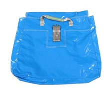 Cyan Vinyl Sandbag Cover Anchor Weight 50 Lb Capacity Heavy Duty 10 Pack LOT