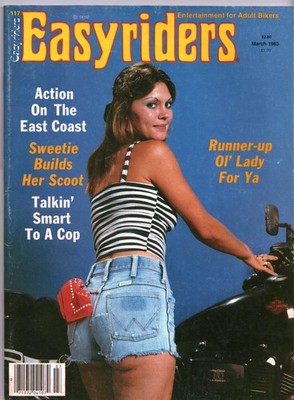 VTG Easyriders Magazine March 1983 Sunnyside Blowout Ol' Lady Contest Runner Up