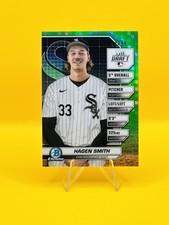 2024 Bowman Draft - Bowman Draft Night Hagen Smith #BDN-4 Green Refractor /99...