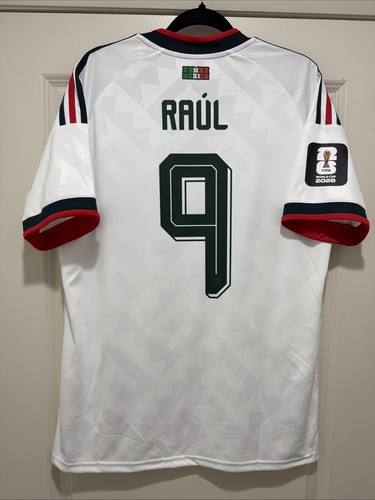 Raul Jimenez #9 Mens LARGE Adidas Mexico Vs Czechia Fan World Cup Jersey