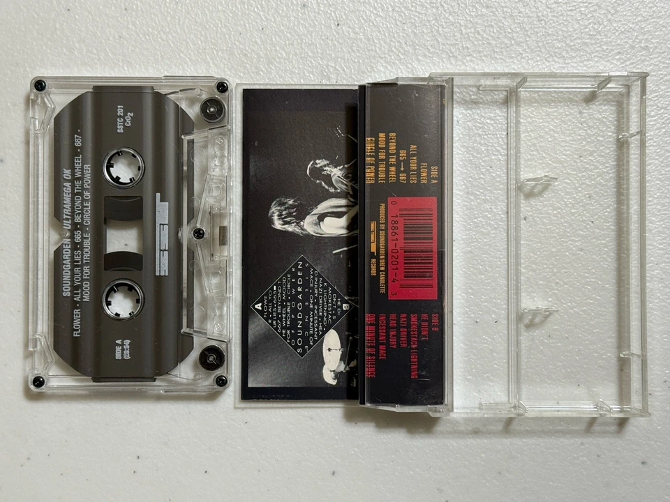 Soundgarden Ultramega OK Cassette Tape Original 1988 SST Records CrO2 Hard Rock - Image 4 of 4