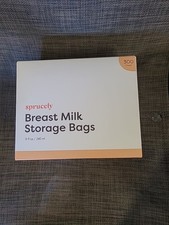 Sprucely Breast Milk Storage Bags 300 Count 8 fl oz / 240 ml  New  FREE SHIP