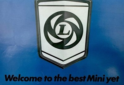 Autoprospekt Mini Cooper, British Leyland von 1978, englisch