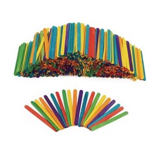Colorations 1000CS Colored Wood Craft Sticks (Pack of 1000) 0.03 per stick