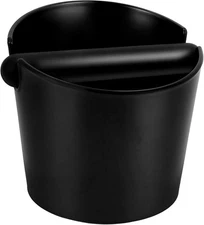 Coffee Knock Box 6 inch, Apexstone Knock Box Espresso With Removable Knock Bar A