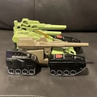 Transformers G1 Hardhead & Duros Complete Vintage Headmasters Hasbro Guns Tank