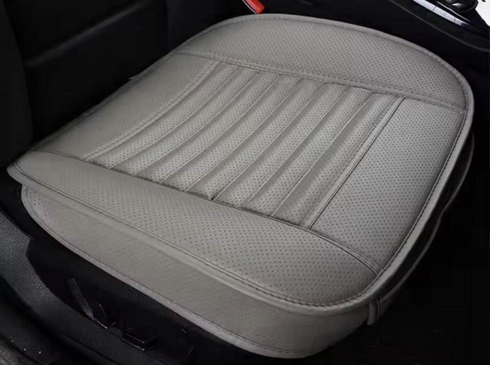 Housse Siège Voiture Universelle Cuir PU Protection Assise Auto Noir Confort - Photo 3/3