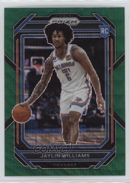 2022-23 Panini Prizm Green Wave Prizm Jaylin Williams #247 11es