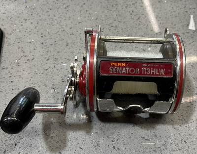 PENN 113H SPECIAL 4/0 SENATOR II HIGH SPEED REEL OFFSHORE TROLLING