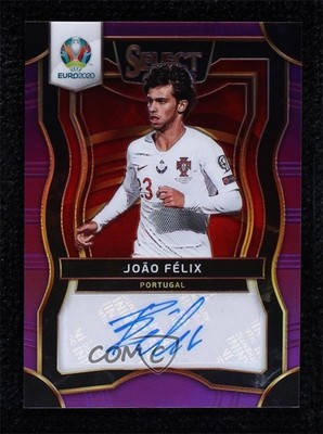 2020 Select UEFA Euro Preview Signatures Purple Prizm 75/75 Joao Felix Auto 0t6h