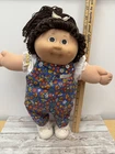 Vintage TRI-ANG PEDIGREE Cabbage Patch Kids Doll Girl in VHTF Floral Overalls