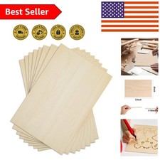 Lightweight Basswood Panels 12x8 Inches - Perfect for School and Craft Projects