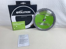 Evolution Power Tools FURY210-TCT Multi-Material Blade For Mitre Saws, Cuts M...