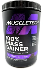 100% Mass Gainer™, Choclate Fudge Brownie , 5.15 lb (2.33KG)