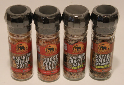 African Dream, Assortment 4 Pack including Ghost Pepper - NEW - Lot of 4 bottles