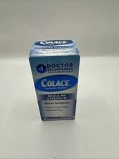 Colace Regular Strength Stool Softener 100mg 60ct. Exp. 08/25