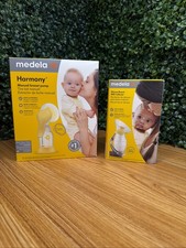 Lot 2 : 1 Medela Harmony Manual Breast Pump 1 Silicone Milk Collector NEW