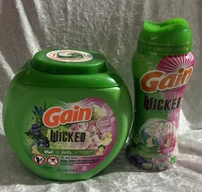 🆕Gain Wicked 42ct Flings Laundry Detergent Oxi + Febreze & Scent Booster