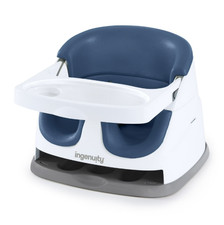 Ingenuity Baby Base 2-in-1 Booster Seat High Chair Floor Seat Tray Night Sky