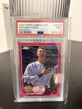 2023 Topps Chrome - Anthony Volpe #4 Magenta ...