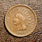 1908 S INDIAN HEAD CENT - KEY DATE