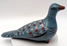 Tonala Mexican Folk Art Pottery Dove Bird Figurine