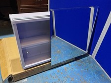 Bathroom Mirror Cabinet Sliding Door Wall Mounted 46x41cm Storage Unit