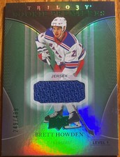 2018-19 Upper Deck Trilogy Green Rookie Jersey Brett Howden #66 #’d 249/499