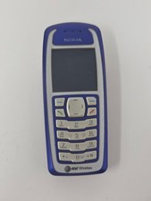 Nokia AT T Wireless Blue Candybar Cell Phone Physical Keypad Vintage Digital