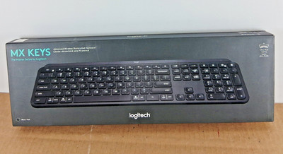 Logitech MX Keys, Wireless Illuminated Keyboard, USB C Rechargeable, Logi Bolt