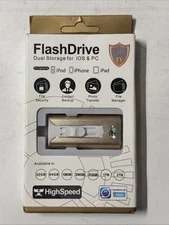 8 Pin Connector Flash Drive, 128gb, Gold Color