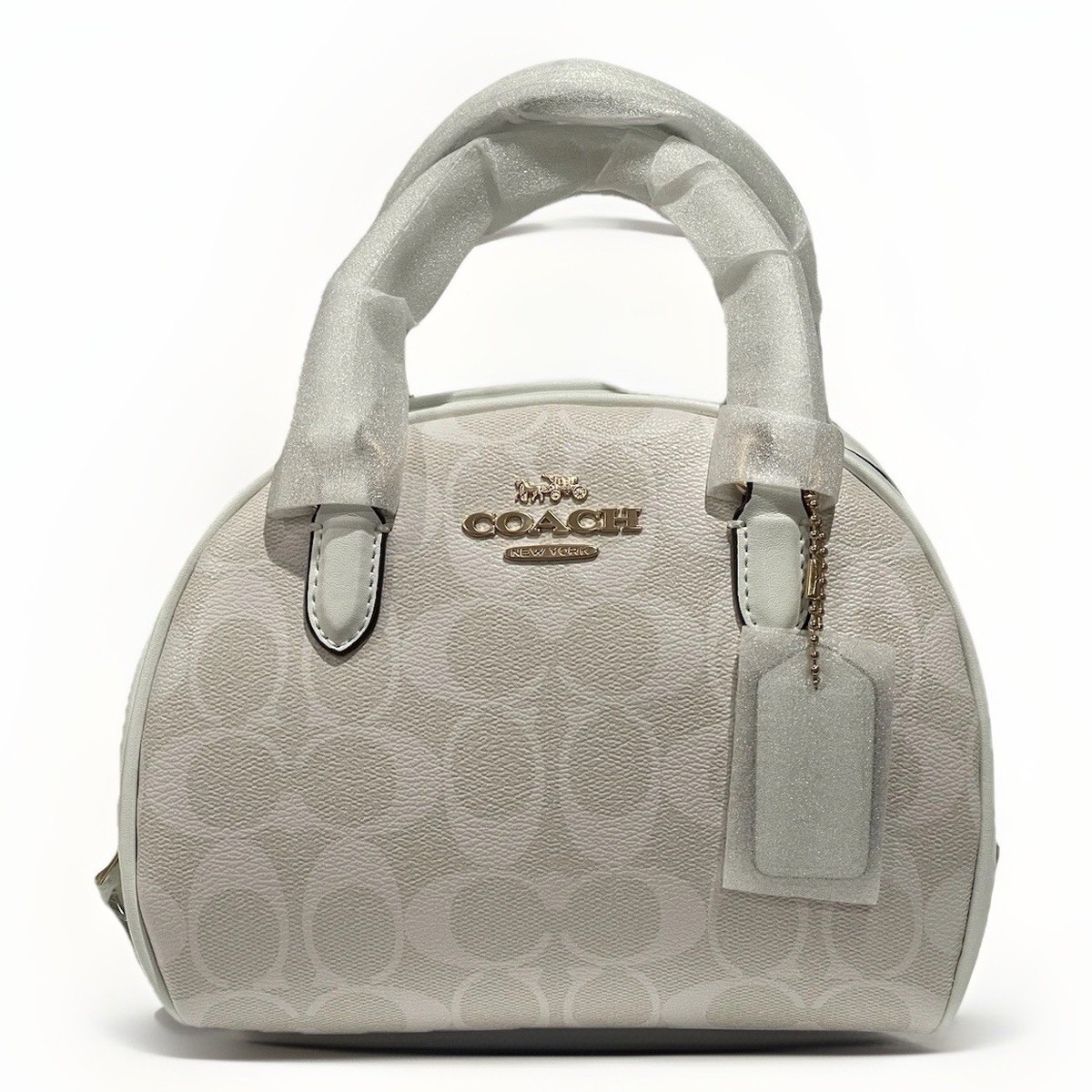 新品 コーチ COACH ショルダーバッグ SERENA SATCHEL ホワイト COACH - 新品 コーチ COACH ショルダーバッグ ミニ セレナ クロス