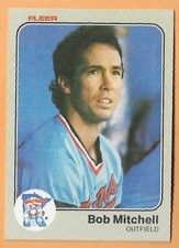 BOB MITCHELL MINNESOTA TWINS #620 - FLEER NM-MT 1983