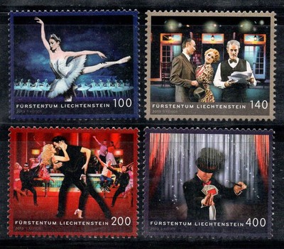 Liechtenstein 2013 Mi. 1686-1689 postfrisch ** 100% Kunst, Musik, Theater, Aufführung