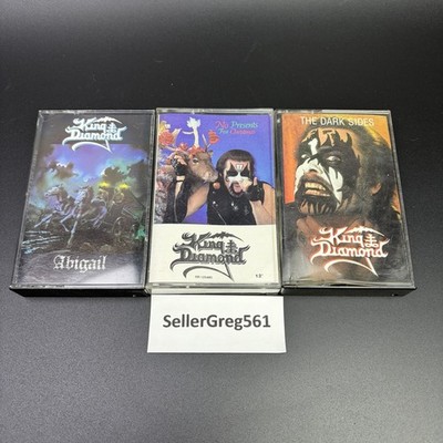 3 King Diamond Cassette Tapes Abigail The Dark Sides No Presents for Christmas