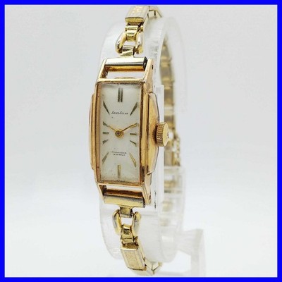 Seiko EGP 20MICRONS Vintage Hand-wound Watch Gold Dial Stainless