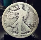 1916 S Obverse Walking Liberty Silver Half Dollar 50c Key Date Low 508K Mintage!