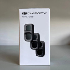Original FOR DJI Osmo Pocket 4 Pro Pocket 4P ND Filter Kit ND16 ND64 ND256 Black