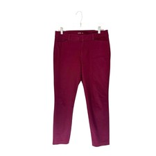 Old Navy Burgundy Office Work Business Pixie Skinny Leg Dress Pants Size 8