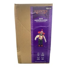 Haunted Living 28" ANIMATED CLOWN Halloween Animatronic Decorations Scary