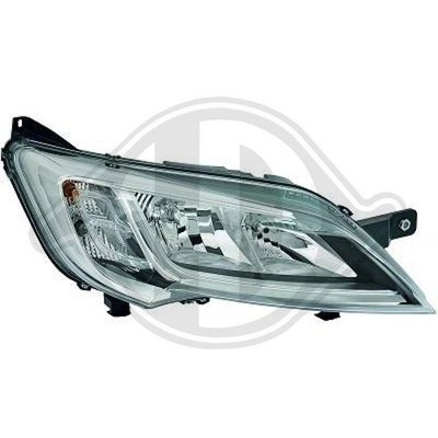 1x Hauptscheinwerfer Diederichs 3484880 Hd Priority Parts für Citroën Fiat Recht