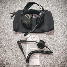 TCI Liberator II Electronic Hearing Protection Single Comm w/ 6 PIN PTT + Bag 