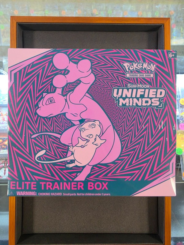 Pokemon Sun & Moon Unified Minds Elite Trainer Box ETB Factory Sealed Mew Mewtwo