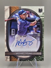 2025 Topps Museum Michael Young Auto 57/125 Texas Rangers 🔥