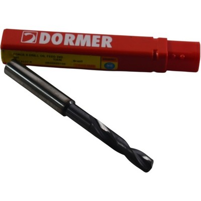 NEW Dormer Force X Drill 0RG2600106 R457 Size D 0.2460 3xD Carbide Oil Feed Dril