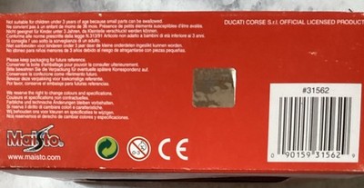 Maisto 1/18 Ducati Desmosedici Alice 2007 Casey Stoner #27