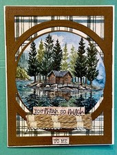 4 Stampin Up   You Mean So Much To Me  Card Kit Lakeside Retreat Man Husband