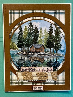 #ad #ad 4 Stampin Up “You Mean So Much To Me” Card Kit Lakeside Retreat Man Husband $12.95