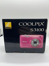 Nikon COOLPIX S3100 Digital Camera Pink 14MP 5x Zoom Used, Excellent Condition J